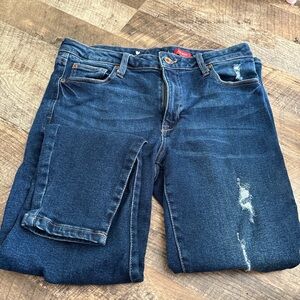 Men's Blue Distressed Jeans